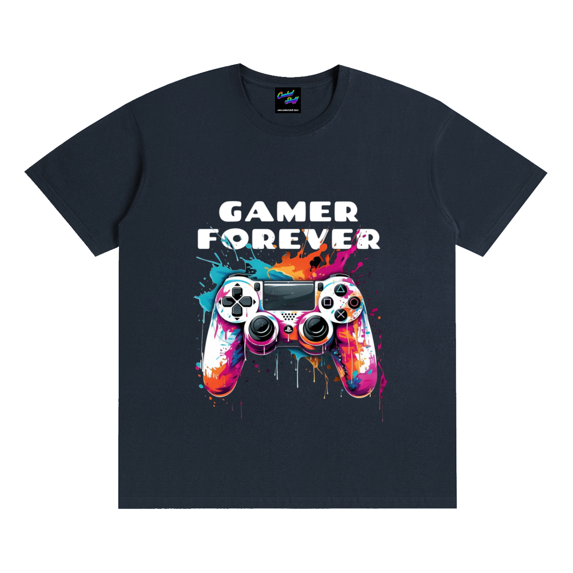 gamer,game,forever,shirt,tshirt,tee,outfit,apparel,video,colourful,gift,streamer,esports,console,coolest,stuff