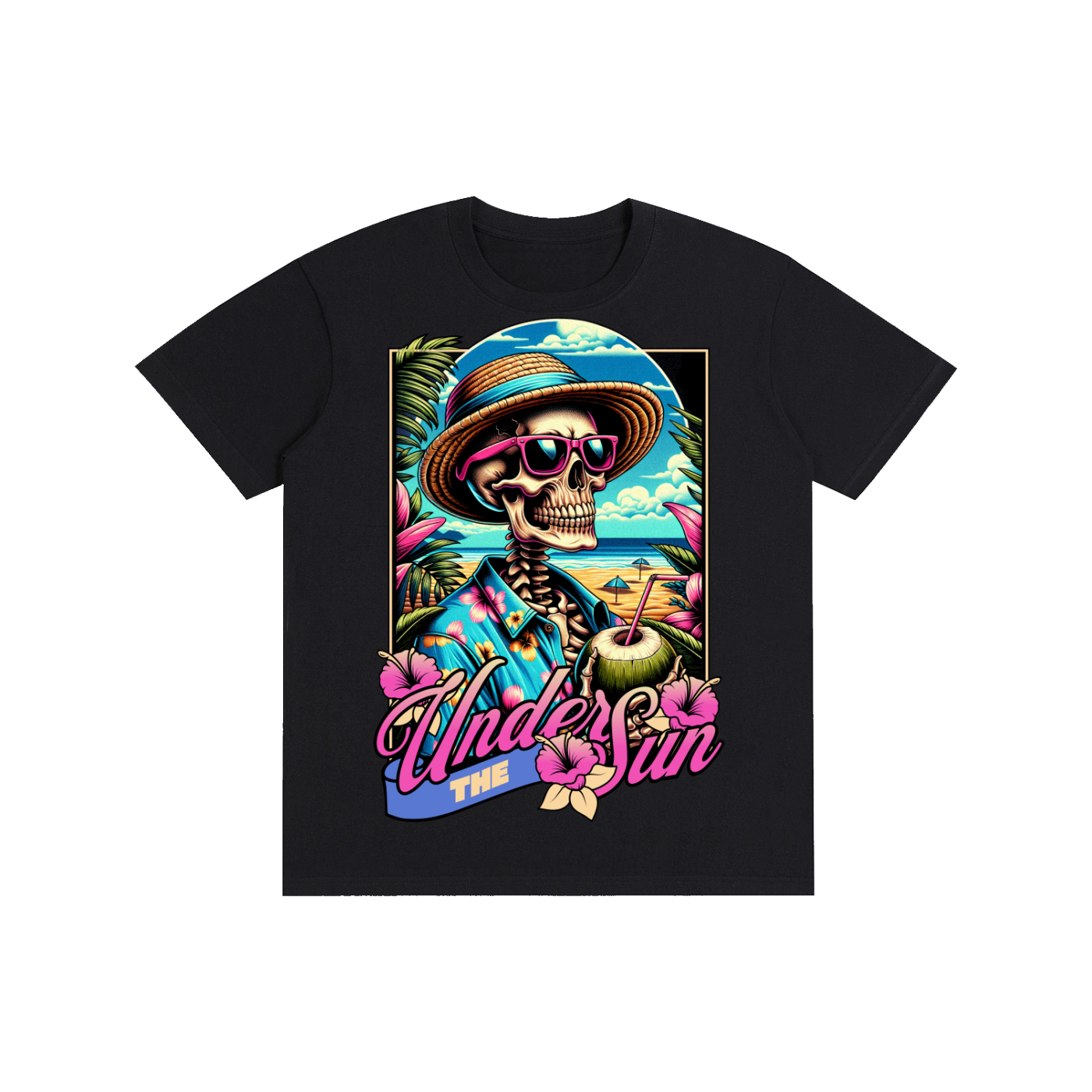 sunshine,summer,vibes,summervibes,beach,ocean,palmtree,paty,holiday,unterthesun,beachlife,life,tropical,style,graphic,tee,tshirt,beachwear,vacation,skull,art,steetwear,surf,island,graphicshirt,tropicalvibes,fashion,summerstyle,coolsirts,cooleststuff,coolest,stuff