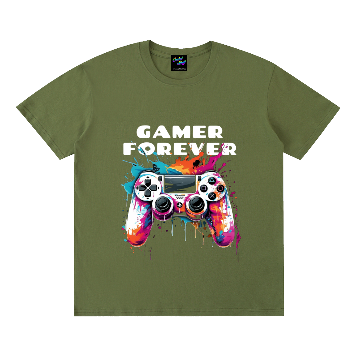 gamer,game,forever,shirt,tshirt,tee,outfit,apparel,video,colourful,gift,streamer,esports,console,coolest,stuff
