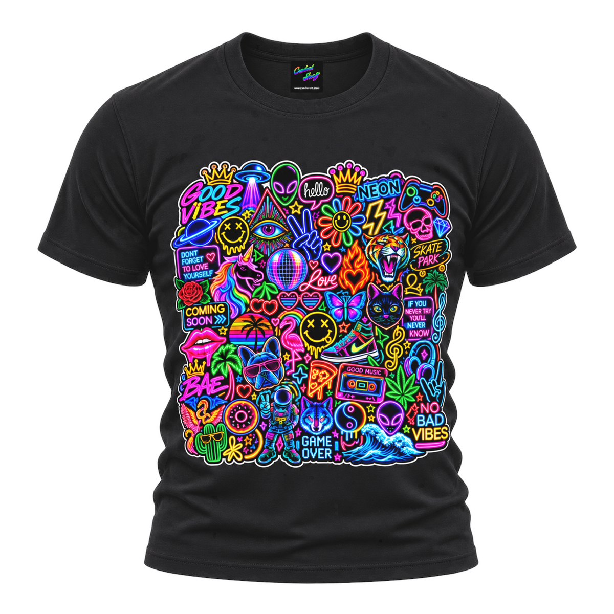 coolest,stuff,tshirt,shirt,tee,unisex,fashion,gift,graphic,apparel,streetwear,casual,clothing,outfit,trendy,neon,collage,stickers,graffiti,rainbow,vibes,alien,ufo,unicorn,tiger,cat,dog,wolf,astronaut,skull,butterfly,flamingo,cactus,palms,waves,rose,cherries,cannabis,pizza,cassette,headphones,music,peace,hearts,smiley,retro,black