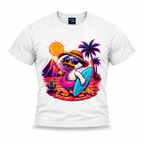 coolest,stuff,tshirt,shirt,tee,unisex,fashion,gift,graphic,apparel,streetwear,casual,clothing,outfit,trendy,duck,desert,pyramids,egypt,surfboard,surfing,flamingo,float,sunglasses,straw,hat,palms,cactus,sun,heat,summer,vacation,lost,adventure,travel,humor,cartoon,cute,neon,retro,vaporwave,turquoise,orange,illustration,white