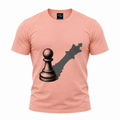coolest,stuff,tshirt,shirt,tee,unisex,fashion,gift,graphic,apparel,streetwear,casual,clothing,outfit,trendy,chess,pawn,king,shadow,strategy,ambition,potential,leadership,confidence,motivation,growth,transformation,determination,vision,mindset,success,resilience,power,aspiration,belief,mastery,intellect,tactics,endgame,silhouette,monochrome,black,grey,minimalist,symbolism,pink