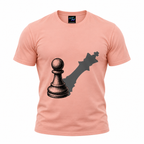 coolest,stuff,tshirt,shirt,tee,unisex,fashion,gift,graphic,apparel,streetwear,casual,clothing,outfit,trendy,chess,pawn,king,shadow,strategy,ambition,potential,leadership,confidence,motivation,growth,transformation,determination,vision,mindset,success,resilience,power,aspiration,belief,mastery,intellect,tactics,endgame,silhouette,monochrome,black,grey,minimalist,symbolism,pink