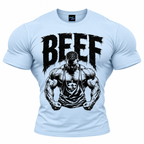 coolest,stuff,tshirt,shirt,tee,unisex,fashion,gift,graphic,apparel,streetwear,casual,clothing,outfit,trendy,beef,bodybuilding,gym,fitness,weightlifting,barbell,weights,muscle,strength,power,training,workout,deadlift,grip,physique,athlete,determination,discipline,motivation,focus,dedication,creates,cap,masculine,grunge,distressed,brushstroke,illustration,graphic,blue