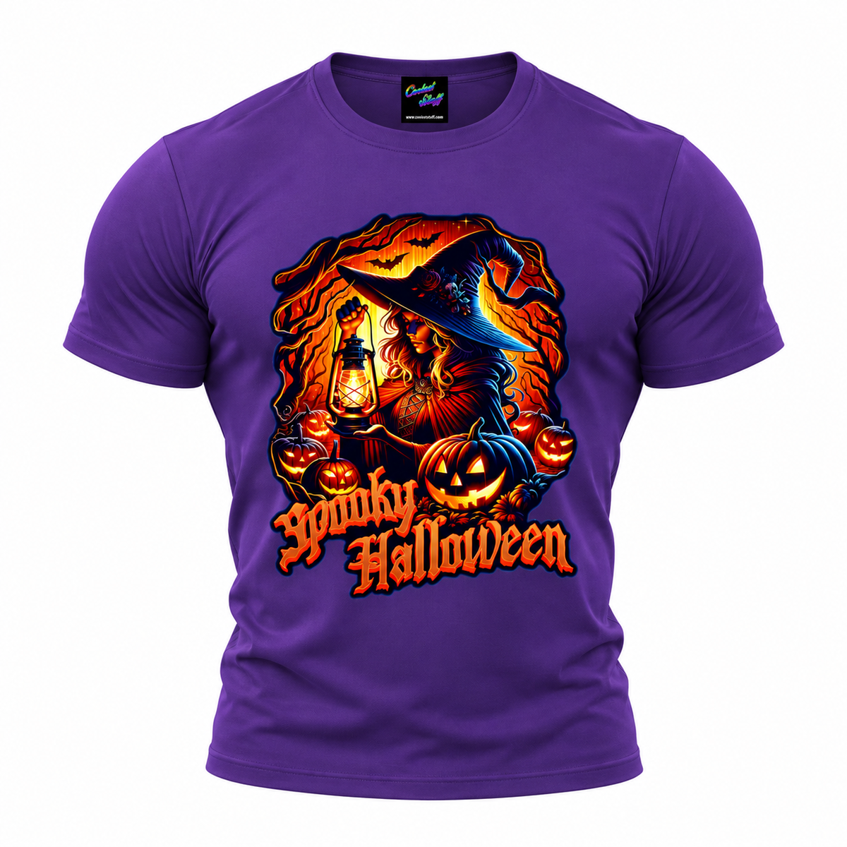 Spooky Halloween Witch T-Shirt – Gothic Pumpkin Graphic Tee | Halloween Shirt