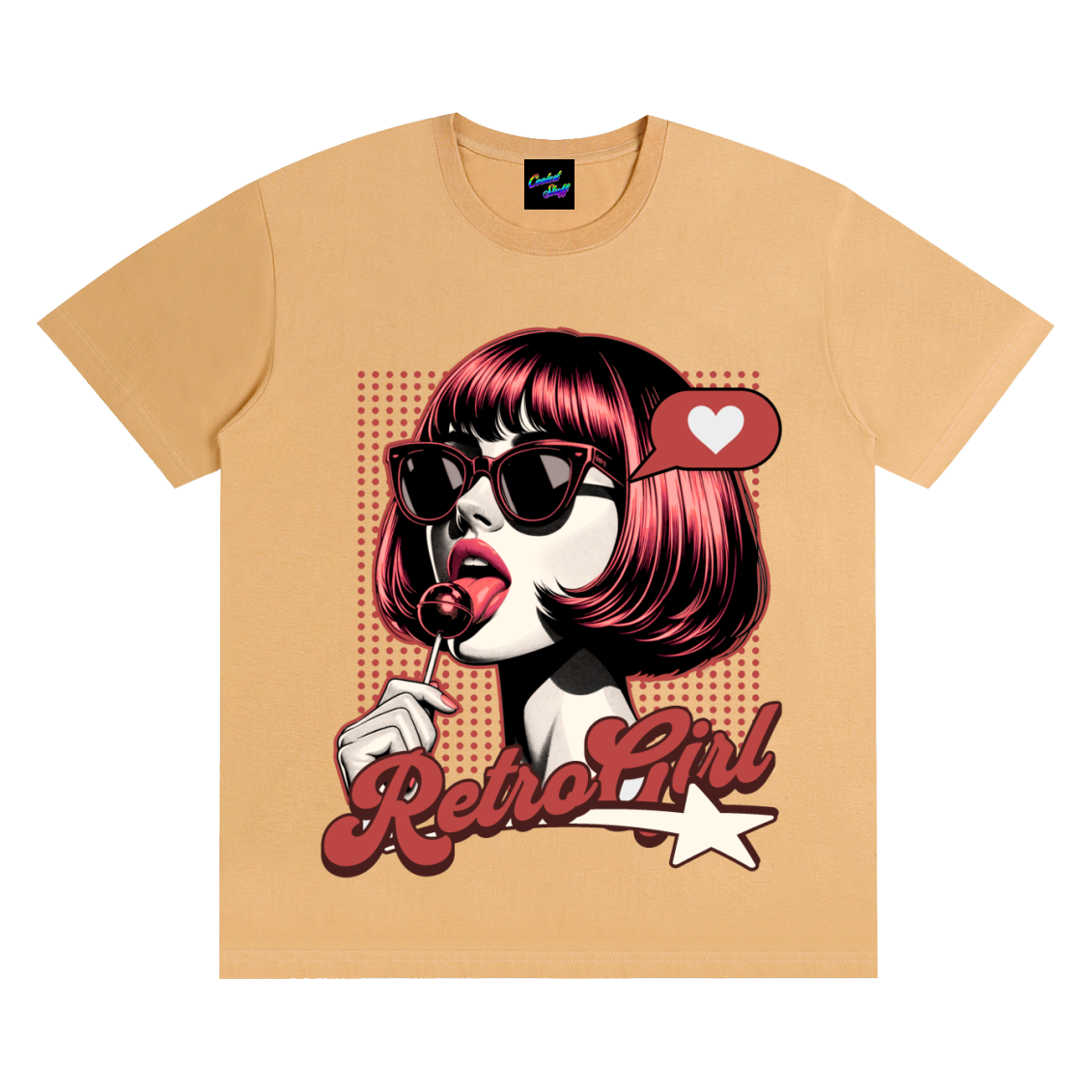 retro,girl,pin,up,pop,art,shirt,tee,fashion,vintage,aesthetic,lollipop,sunglasses,stylish,illustration,graphic,streetwear,rockabilly,syle,mod,bob,haircaut,red,hair,cool,trendy,vibes,classic,cute,fashionable,clothing,statement,minimalist,lover,chic,outfit,bold,artwork,apparel,casual,unique