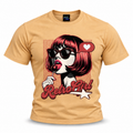 coolest,stuff,tshirt,shirt,tee,unisex,fashion,gift,graphic,apparel,streetwear,casual,clothing,outfit,trendy,retro,girl,popart,vintage,pinup,sunglasses,lollipop,candy,heart,love,star,halftone,dots,bob,bangs,lipstick,portrait,comic,illustration,typography,script,playful,sassy,glamour,nostalgia,rockabilly,khaki