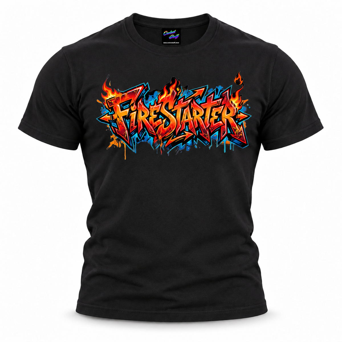coolest,stuff,fire,starter,firestarter,vibrant,urban,tshirt,tee,streetwear,skater,shirt,rebellious,punk,hiphop,graphic,graffiti,gift,flame,firestarter,fire,festival,design,cool,colourful,clothing,bold,black