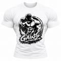 coolest,stuff,tshirt,shirt,tee,unisex,fashion,gift,graphic,apparel,streetwear,casual,clothing,outfit,trendy,gainz,gym,fitness,bodybuilding,muscle,strength,weightlifting,training,workout,flex,biceps,abs,physique,power,discipline,determination,motivation,dedication,progress,athlete,masculine,monochrome,grunge,graffiti,brushstroke,distressed,typography,activewear,white