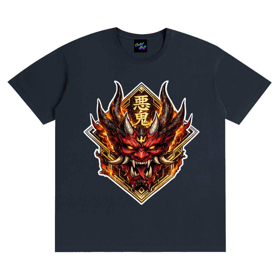 coolest,stuff,Japanese,oni,shirt,tee,tshirt,mask,demon,streetwear,anime,graphic,samurai,hannya,yokai,mythology,clothing,fire,design,art,apparel,tattoo,style,fashion,manga,otaku,aesthetic,warrior,gothic,gamer,gift