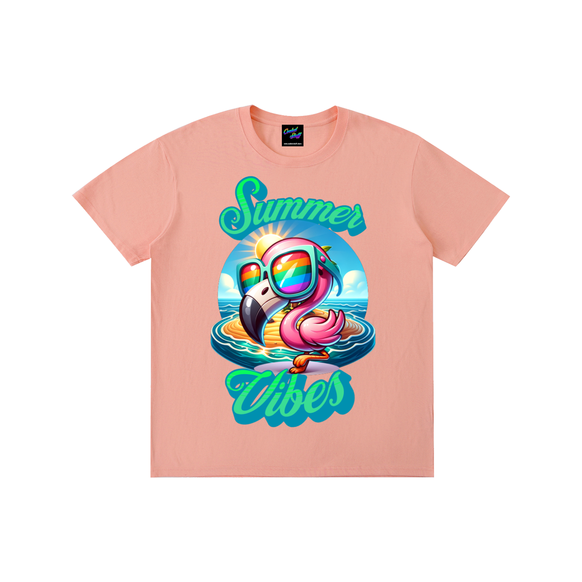 summer,vibes,tshirt,tropical,tee,sunshine,sunglasses,shirt,rainbow,pink,party,paradise,ocean,island,holiday,gift,funny,flamingo,cute,cruise,coolest,colourful,coastal,beach,apparel,aesthetic