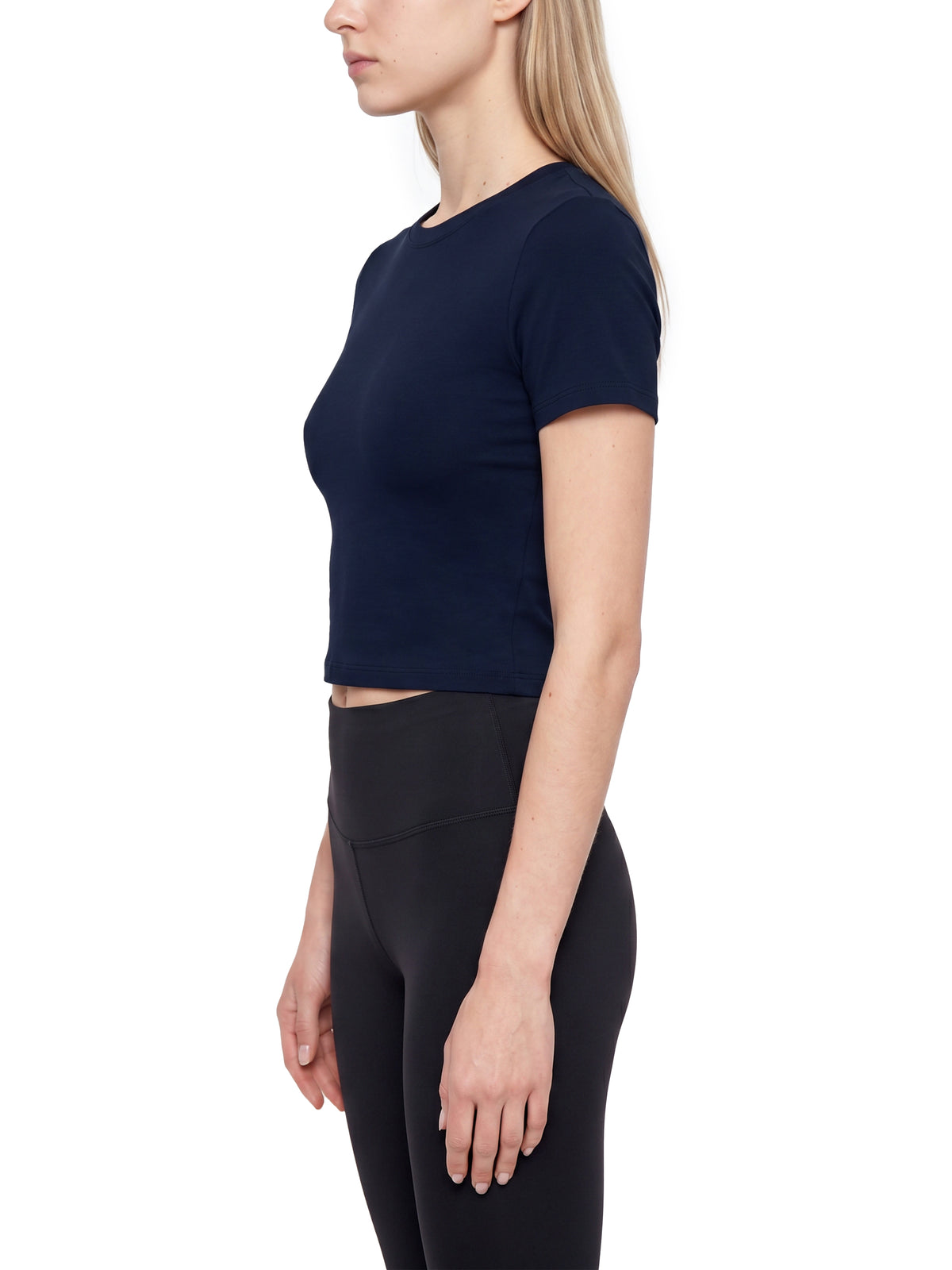 Women,Womens,Performance,Cropped,Tshirt,Shirt,Strech,Fabric,Lightweight,Breathable,Athletic,Top,Gym,Workout,Yoga,Fitness,Running,Casual,Activewear,Sportswear,AppRel,Tee,Exercise,Ladies,Clothing,Fashionable