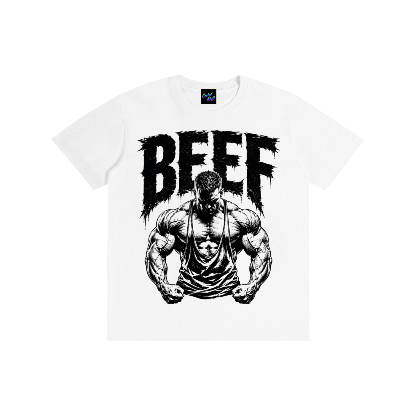 coolest,stuff,beef,gym,workout,tshirt,tee,shirt,bodybuilding,fitness,weightlifting,powerlifting,muscle,graphic,hardcore,lifting,apparel,bodybuilder,gift,mitivation,strength,training,clothes,wear,crossfit,strongman,athletic,lover,lifestyle,fashion,clothing,exercise,beast,gains,train,hard,no,excuses,culture,iron,paradise,desing,premium,unisex,merch