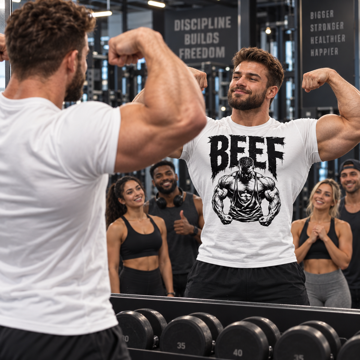 coolest,stuff,tshirt,shirt,tee,unisex,fashion,gift,graphic,apparel,streetwear,casual,clothing,outfit,trendy,beef,bodybuilding,gym,fitness,weightlifting,barbell,weights,muscle,strength,power,training,workout,deadlift,grip,physique,athlete,determination,discipline,motivation,focus,dedication,creates,cap,masculine,grunge,distressed,brushstroke,illustration,graphic,white,mockup