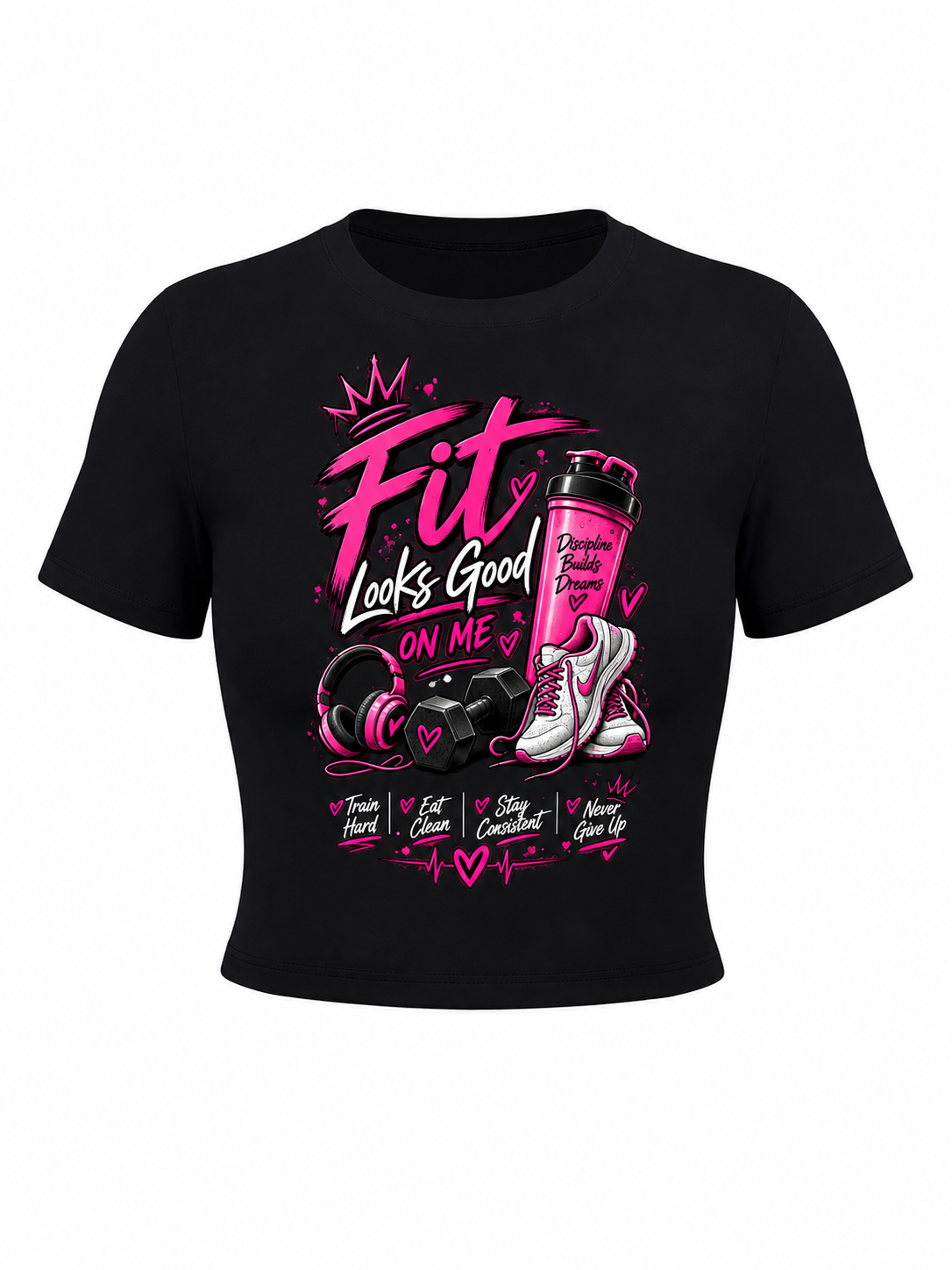 Fit Looks Good on Me Performance Shirt – Women’s Gym Fitness Workout & Weightlifting Shirt