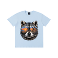 raccoon,shirt,tshirt,summer,sunset,skate,skater,trick,slide,vibe,cool,graphic,tee,sunglasses,aviator,beach,inline,skating,roller,apparel,streetwear,animal,lover,gift,vibes,urban,reflection,art,extreme,sports,unisex,unique,clothing,design,statement
