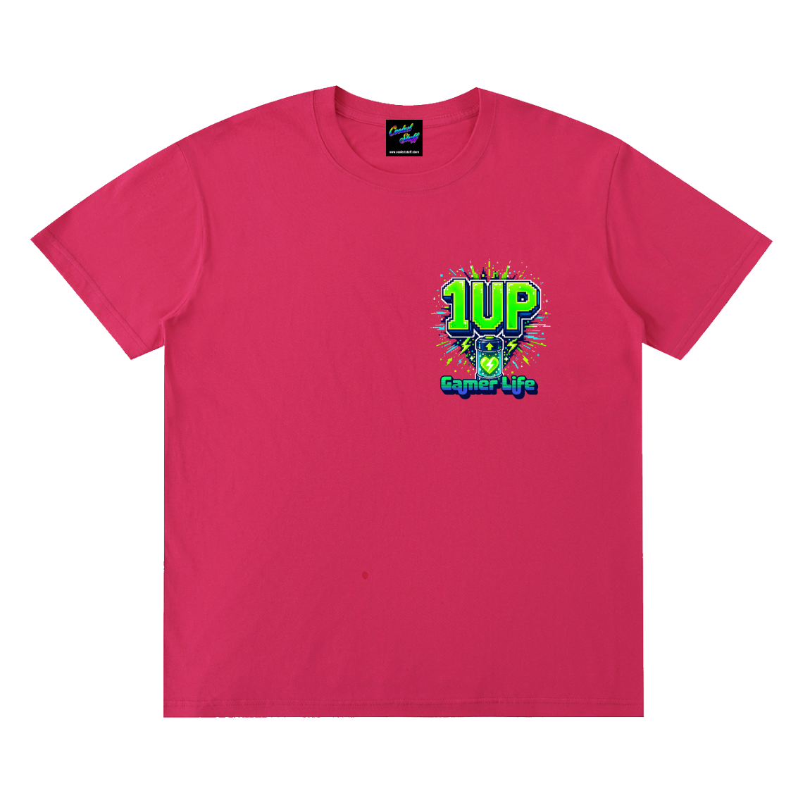 1up,gamer,shirt,tshirt,tee,outfit,casual,game,retro,arcade,pixel,art,video,gift,geek,graphic,conbention,streamer,esports,classic,cool,stuff,coolest