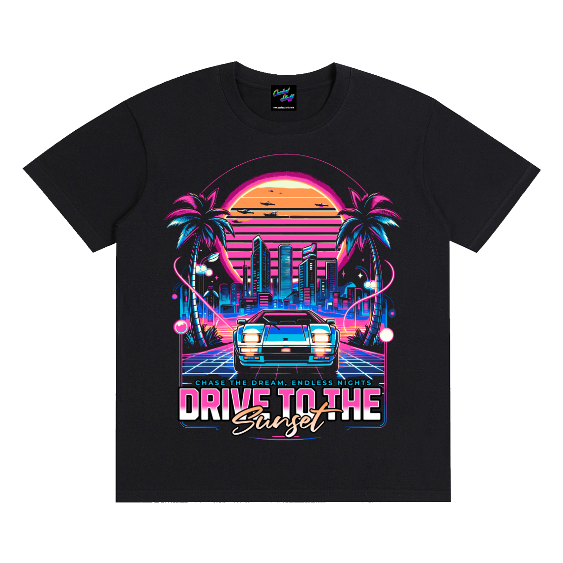 syntwave,tshirt,tee,shirt,neon,retro,vaporwave,graphic,80s,aesthetic,car,city,sunset,outrun,style,fashion,cyberpunk,futuristic,sports,palm,night,drive,arcade,gamer,vintage,clothing,gift