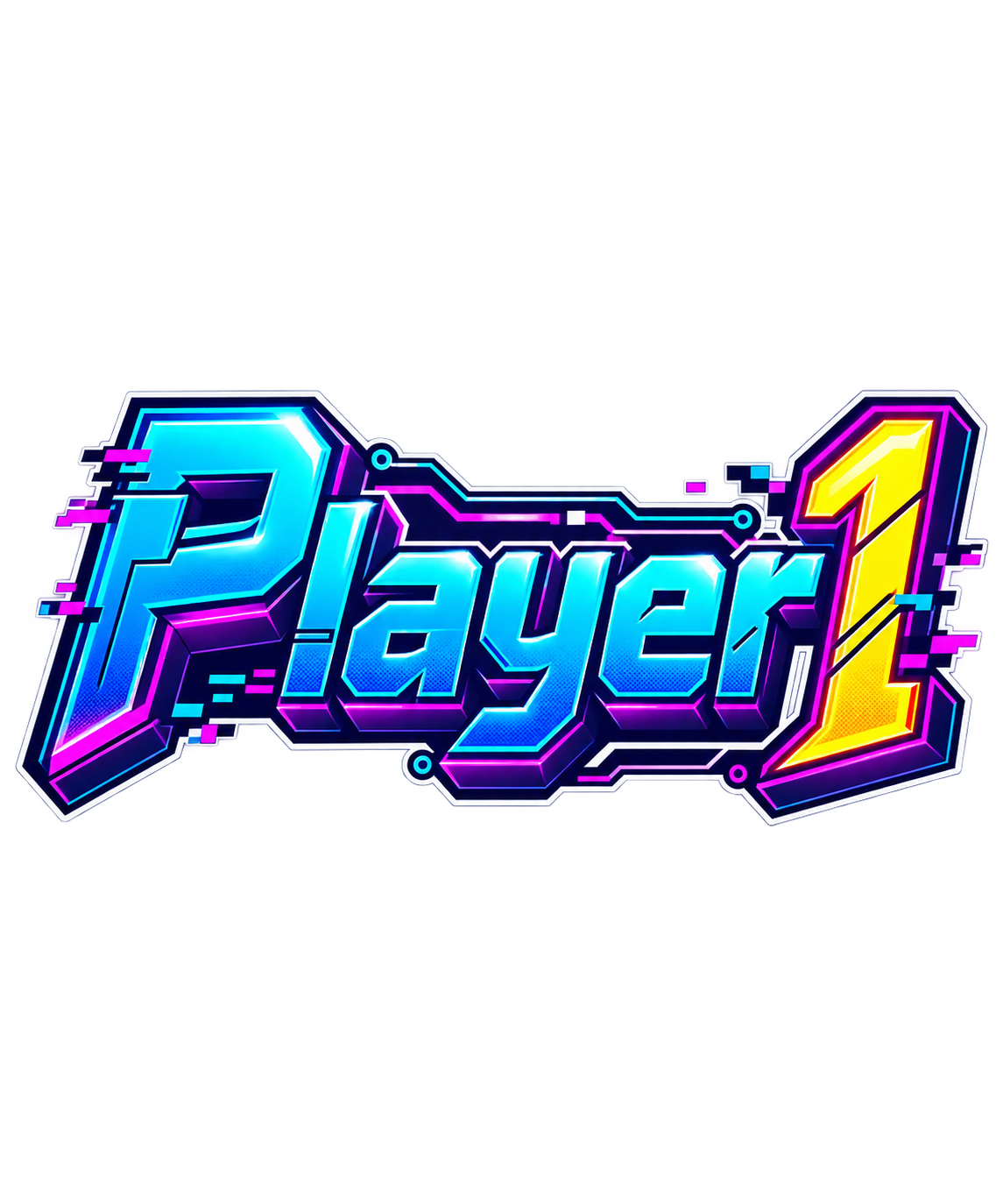 coolest,stuff,tshirt,shirt,tee,unisex,fashion,gift,bold,graphic,apparel,streetwear,casual,player,one,gamer,gaming,arcade,retro,neon,cyberpunk,digital,glitch,pixels,circuitry,technology,futuristic,typography,lettering,dimensional,beveled,outlined,gradient,cyan,magenta,yellow,geek,nostalgia,esports,console,design
