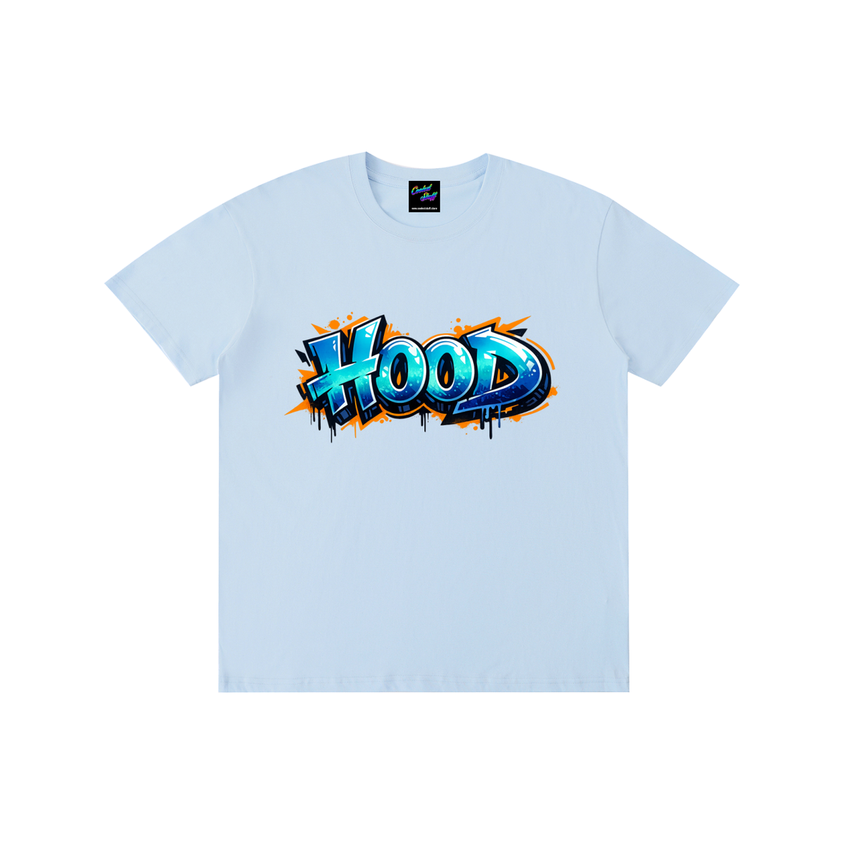 hood,graffiti,tshirt,graphic,tee,shirt,urban,streetwear,art,blue,design,clothing,skater,fashion,bold,spray,paint,underground,city,style,culture,apparel,unisex,modern,edgy,coolest,stuff