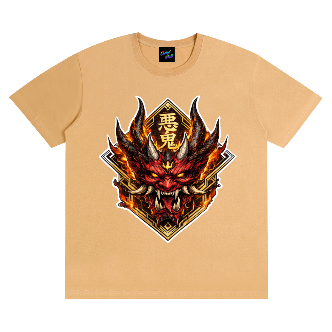 coolest,stuff,Japanese,oni,shirt,tee,tshirt,mask,demon,streetwear,anime,graphic,samurai,hannya,yokai,mythology,clothing,fire,design,art,apparel,tattoo,style,fashion,manga,otaku,aesthetic,warrior,gothic,gamer,gift