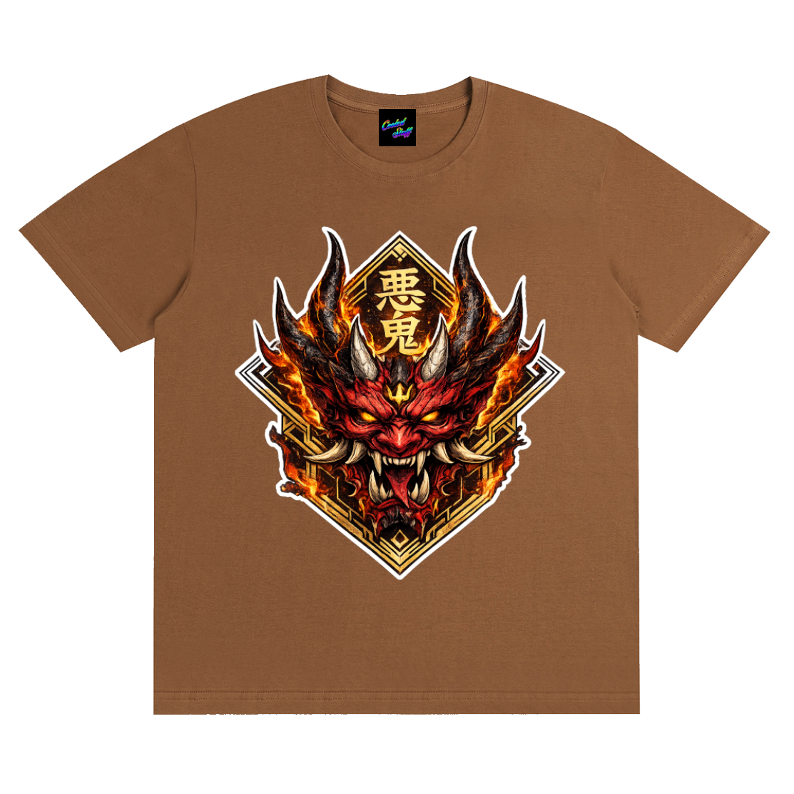 coolest,stuff,Japanese,oni,shirt,tee,tshirt,mask,demon,streetwear,anime,graphic,samurai,hannya,yokai,mythology,clothing,fire,design,art,apparel,tattoo,style,fashion,manga,otaku,aesthetic,warrior,gothic,gamer,gift