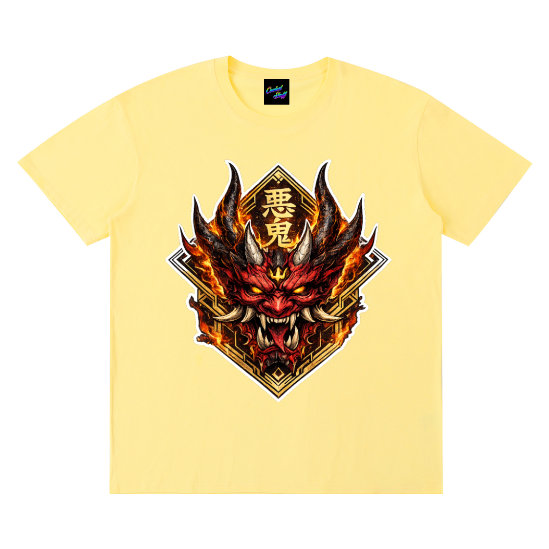 coolest,stuff,Japanese,oni,shirt,tee,tshirt,mask,demon,streetwear,anime,graphic,samurai,hannya,yokai,mythology,clothing,fire,design,art,apparel,tattoo,style,fashion,manga,otaku,aesthetic,warrior,gothic,gamer,gift