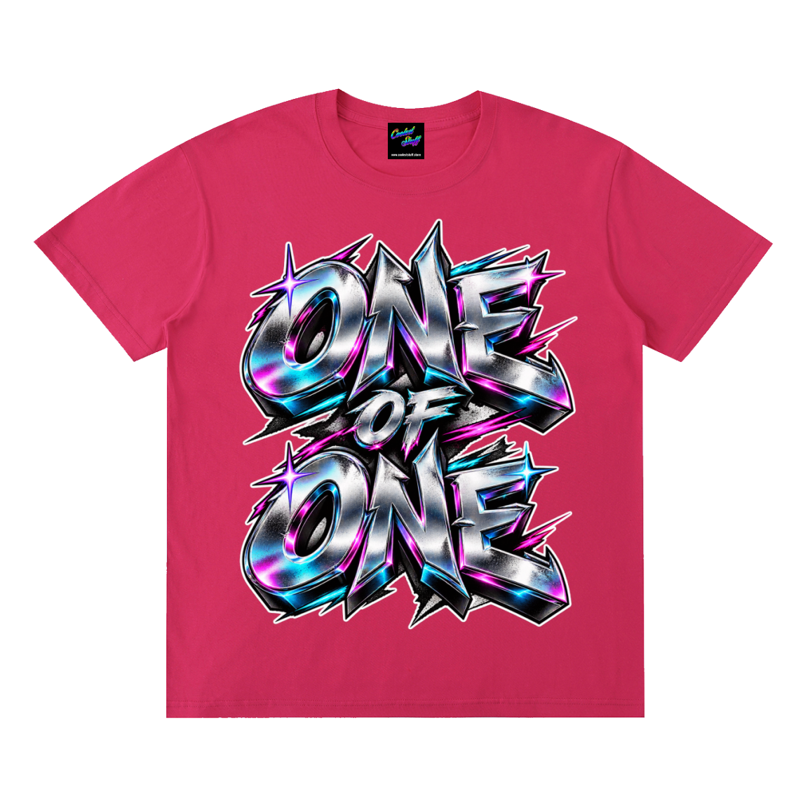 one,tee,tshirt,shirt,outfit,streetwear,chrome,graffiti,neon,unique,graphic,futuristic,clothing,metallic,cyberpunk,fachion,urban,statement,bold,typography,original,style,gift,trendsetter,festival,otufit,unisex,electric,limited,edition,individuality,cool