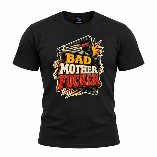 Bad Mother Fucker T-Shirt – Retro Cult Crime Movie Graphic Tee