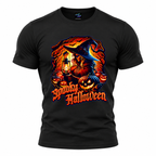 coolest,stuff,tshirt,shirt,tee,unisex,fashion,gift,bold,graphic,apparel,streetwear,casual,halloween,spooky,witch,lantern,pumpkins,magic,witchcraft,pentagram,forest,trees,branches,bats,night,glowing,orange,cloak,hat,roses,skull,gothic,horror,fantasy,autumn,october,typography,lettering,blackletter,illustration,black