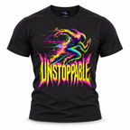 coolest,stuff,tshirt,shirt,tee,unisex,fashion,gift,bold,graphic,apparel,streetwear,casual,clothing,outfit,trendy,unstoppable,runner,running,sprint,speed,motion,energy,momentum,endurance,determination,motivation,ambition,resilience,fitness,training,workout,athletics,neon,acid,psychedelic,glitch,liquid,abstract,silhouette,graffiti,typography,vibrant,black