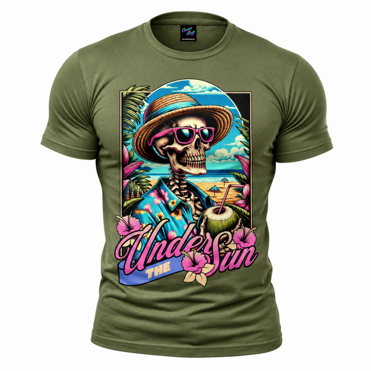 Under The Sun T-Shirt | Tropical Streetwear Graphic Design TEE