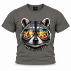 coolest,stuff,tshirt,shirt,tee,unisex,fashion,gift,graphic,apparel,streetwear,casual,clothing,outfit,trendy,raccoon,sunglasses,aviator,mirrored,reflection,beach,sunset,tropical,palms,ocean,summer,vacation,paradise,island,coastal,relaxation,cocktails,pineapple,bikini,sunbathing,women,sand,animal,wildlife,portrait,realistic,detailed,cool,playful,grey