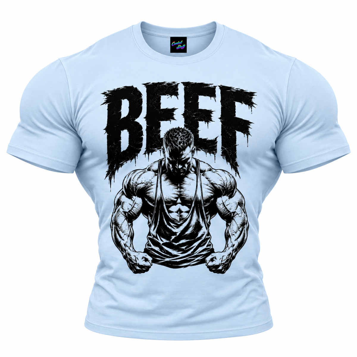 coolest,stuff,tshirt,shirt,tee,unisex,fashion,gift,graphic,apparel,streetwear,casual,clothing,outfit,trendy,beef,bodybuilding,gym,fitness,weightlifting,barbell,weights,muscle,strength,power,training,workout,deadlift,grip,physique,athlete,determination,discipline,motivation,focus,dedication,creates,cap,masculine,grunge,distressed,brushstroke,illustration,graphic,blue