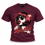 coolest,stuff,tshirt,shirt,tee,unisex,fashion,gift,graphic,apparel,streetwear,casual,clothing,outfit,trendy,retro,girl,popart,vintage,pinup,sunglasses,lollipop,candy,heart,love,star,halftone,dots,bob,bangs,lipstick,portrait,comic,illustration,typography,script,playful,sassy,glamour,nostalgia,rockabilly,purple