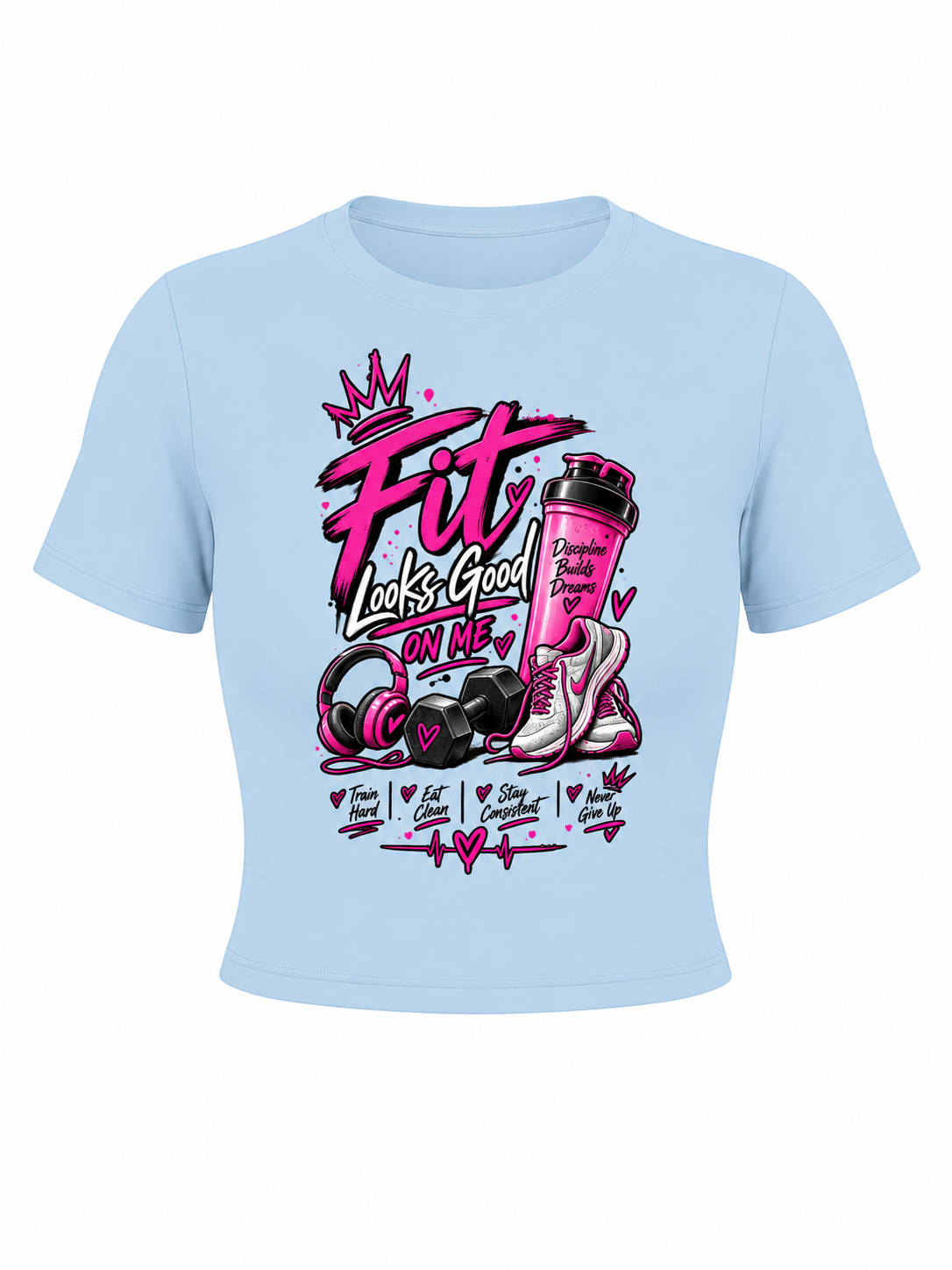 Fit Looks Good on Me Performance Shirt – Women’s Gym Fitness Workout & Weightlifting Shirt
