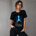 Not A Tomb. A Transmitter. | Ancient Egypt UFO Pyramid Sci-Fi Graphic T-Shirt
