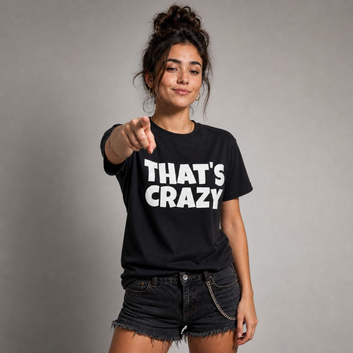That’s Crazy Funny Statement T-Shirt – Bold Minimal Graphic Tee