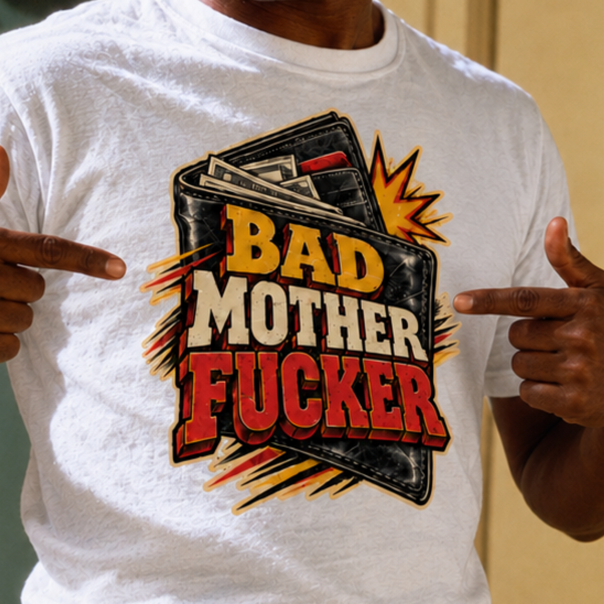 Bad Mother Fucker T-Shirt – Retro Cult Crime Movie Graphic Tee