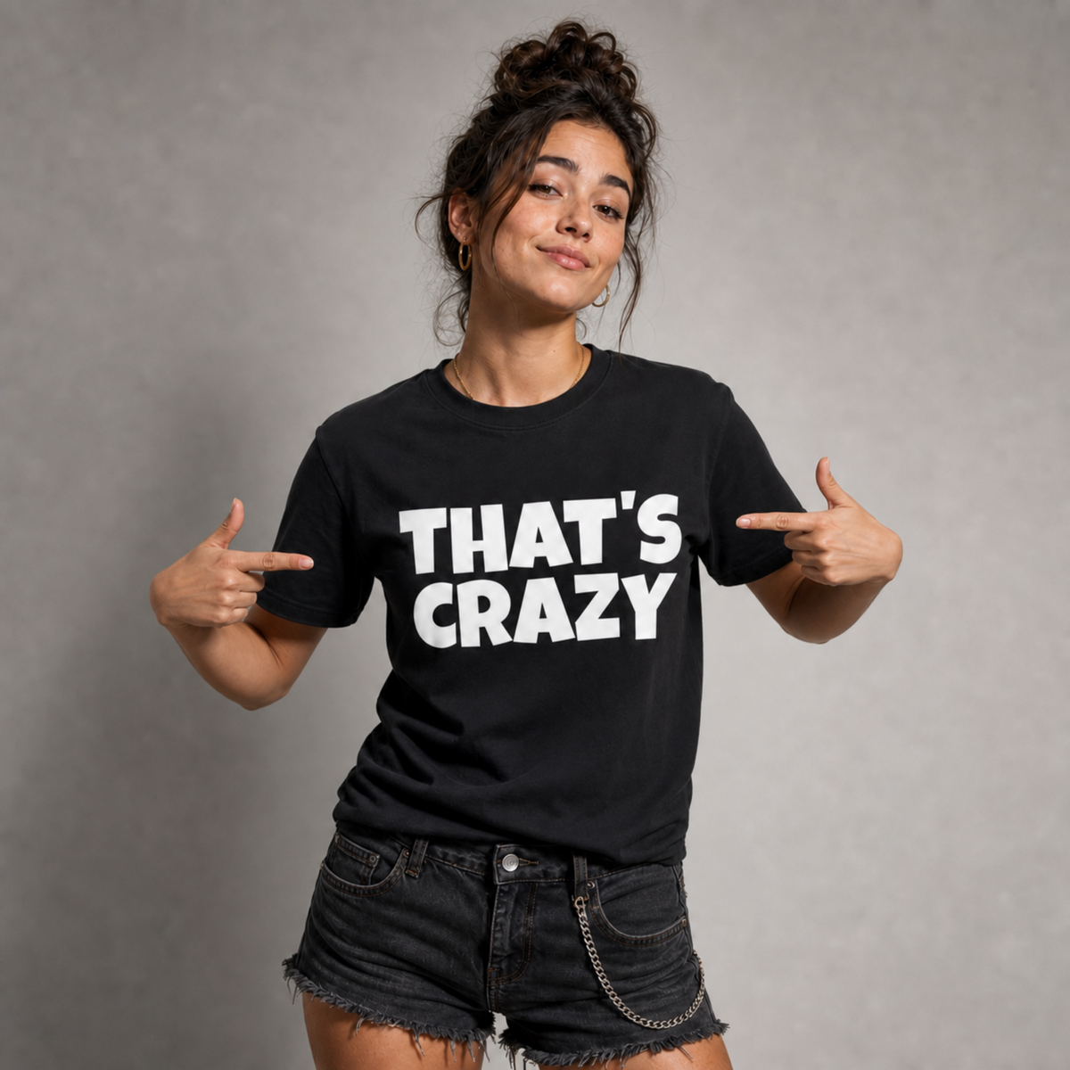 That’s Crazy Funny Statement T-Shirt – Bold Minimal Graphic Tee