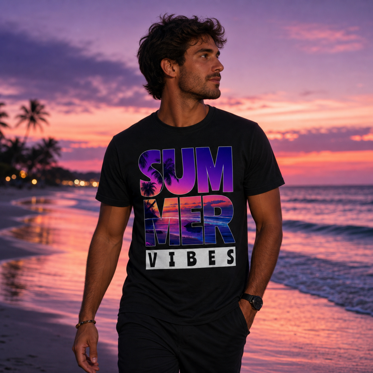 Summer Vibes Graphic T-Shirt