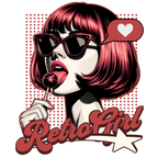 Retro Girl Lollipop T-Shirt | Vintage Pop Art Graphic Tee | Stylish Pin-Up Fashion Shirt