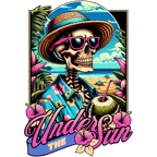 Under The Sun T-Shirt | Tropical Streetwear Graphic Design TEE